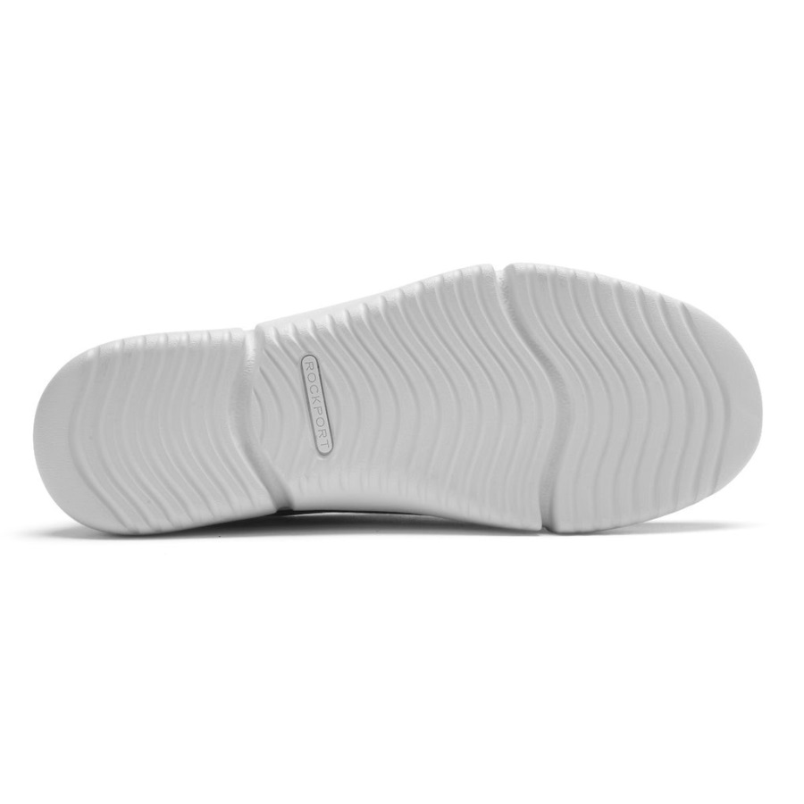 Rockport Kadın R-evolution Yıkanabilir Slip-on Spor Ayakkabı Siyah Yıkanabilir W Beyaz Taban - Görsel 3