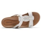 Rockport Kadın Rubey Slayt Sandal Beyaz Kalaylı - Görsel 4
