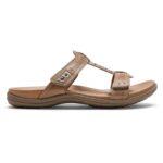 Rockport Kadın Rubey Slayt Sandal Taupe çok Deri - Görsel 2