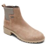 Rockport Kadın Ryleigh Chelsea çizme-su Geçirmez Boz Kahverengi