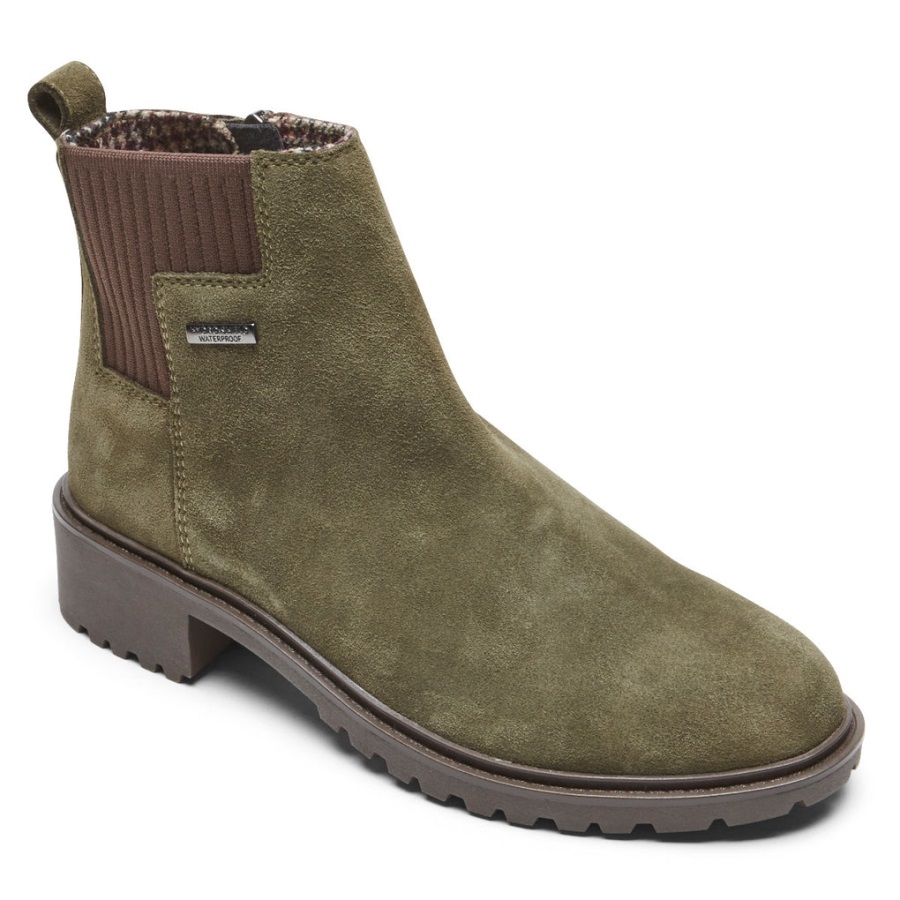 rockport_kadin_ryleigh_chelsea_cizme_su_gecirmez_koyu_zeytin.jpg Rockport Kadın Ryleigh Chelsea çizme-su Geçirmez Koyu Zeytin - Görsel 1
