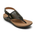 Rockport Kadın Sırt Tanga Sandalet Siyah