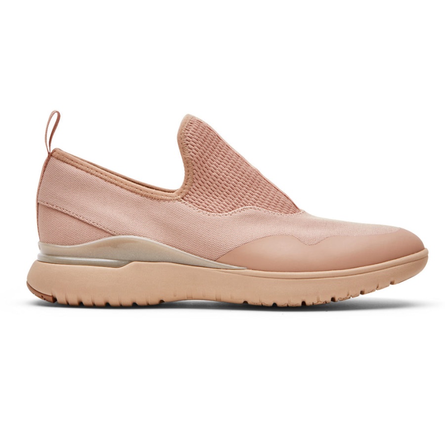 Rockport Kadın Toplam Hareket Sporu örgü Slip-on Toskana Pembe Eko - Görsel 2