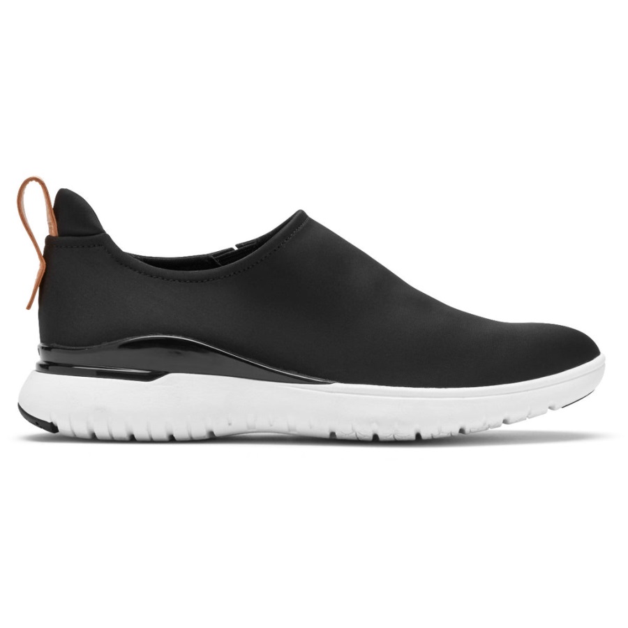 Rockport Kadın Toplam Hareket Sporu Yüksek Slip-on Siyah Likra - Görsel 2