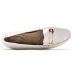 Rockport Kadın Toplam Hareket Sürücüsü Süsleme Mokasen Beyaz - Görsel 4