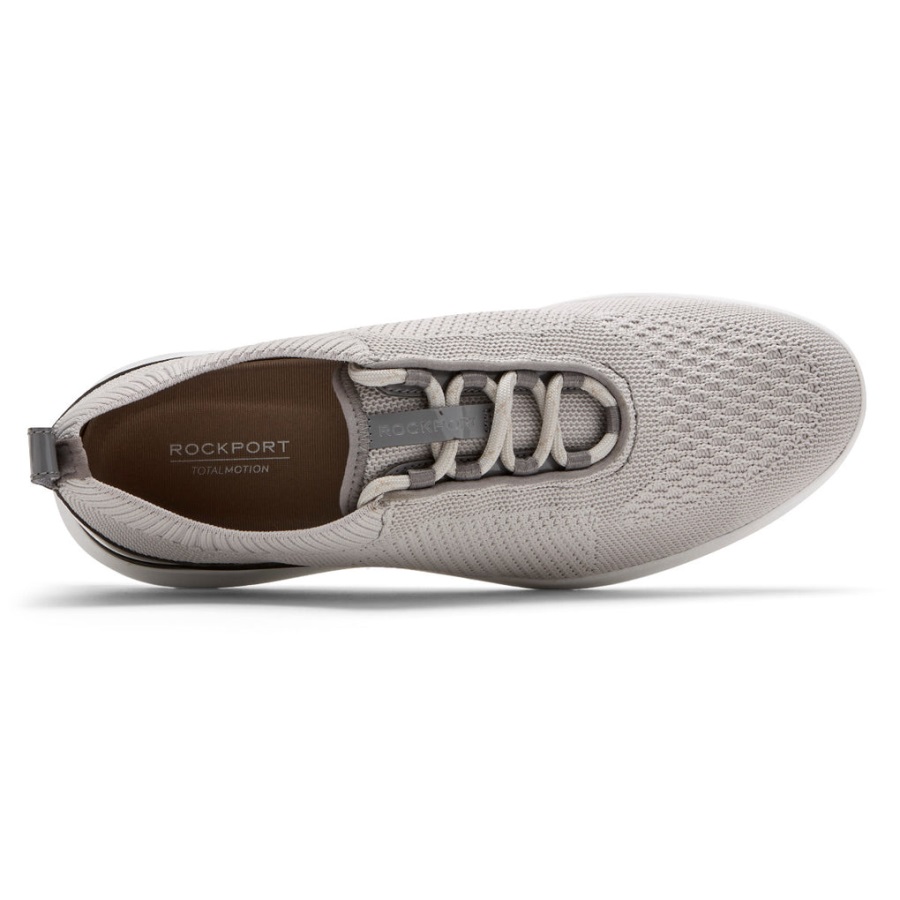 Rockport Kadın Total Motion Spor örgü Spor Ayakkabı Gri örgü - Görsel 4