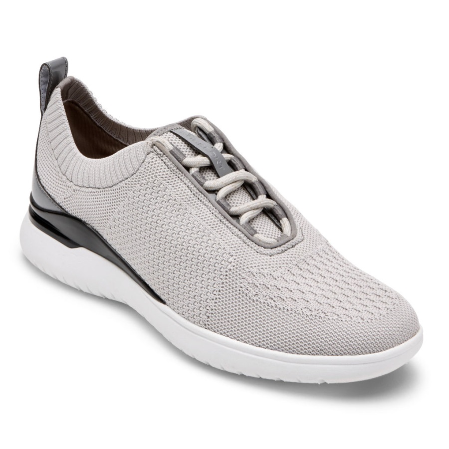 Rockport Kadın Total Motion Spor örgü Spor Ayakkabı Gri örgü - Görsel 1