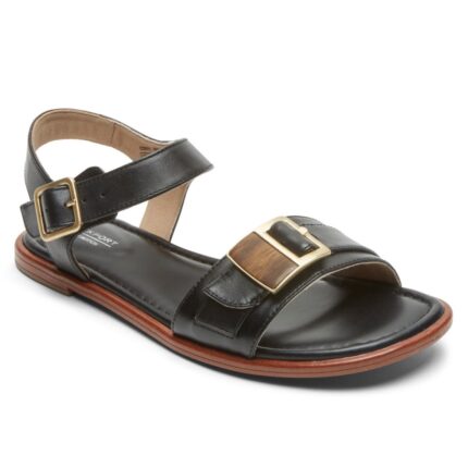 Rockport Kadın Total Motion Zadie Tokalı Sandalet Siyah