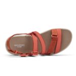 Rockport Kadın Xcs Iz Teknolojisi Yıkanabilir Askılı Sandal Mercan - Görsel 4