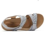Rockport Kadın Yakut örgülü Sandal Mavi çok - Görsel 4