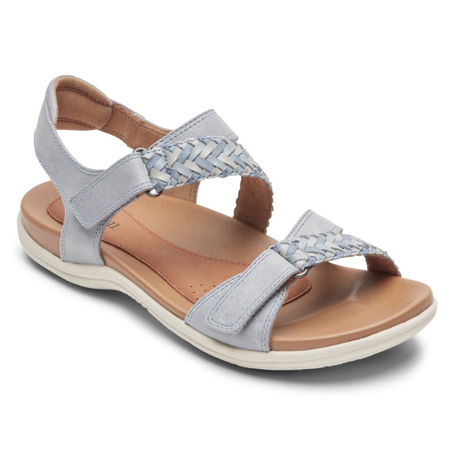 rockport_kadin_yakut_orgulu_sandal_mavi_cok.jpg Rockport Kadın Yakut örgülü Sandal Mavi çok - Görsel 1