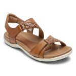 Rockport Kadın Yakut örgülü Sandal Tan çok