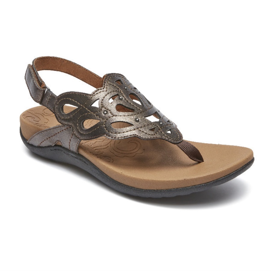 rockport_sirt_sapan_sandal_bronz.jpg Rockport Sırt Sapan Sandal Bronz - Görsel 1