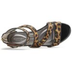 Rockport Toplam Hareket Zandra Askılı Sandal Taba Rengi Leopar - Görsel 4