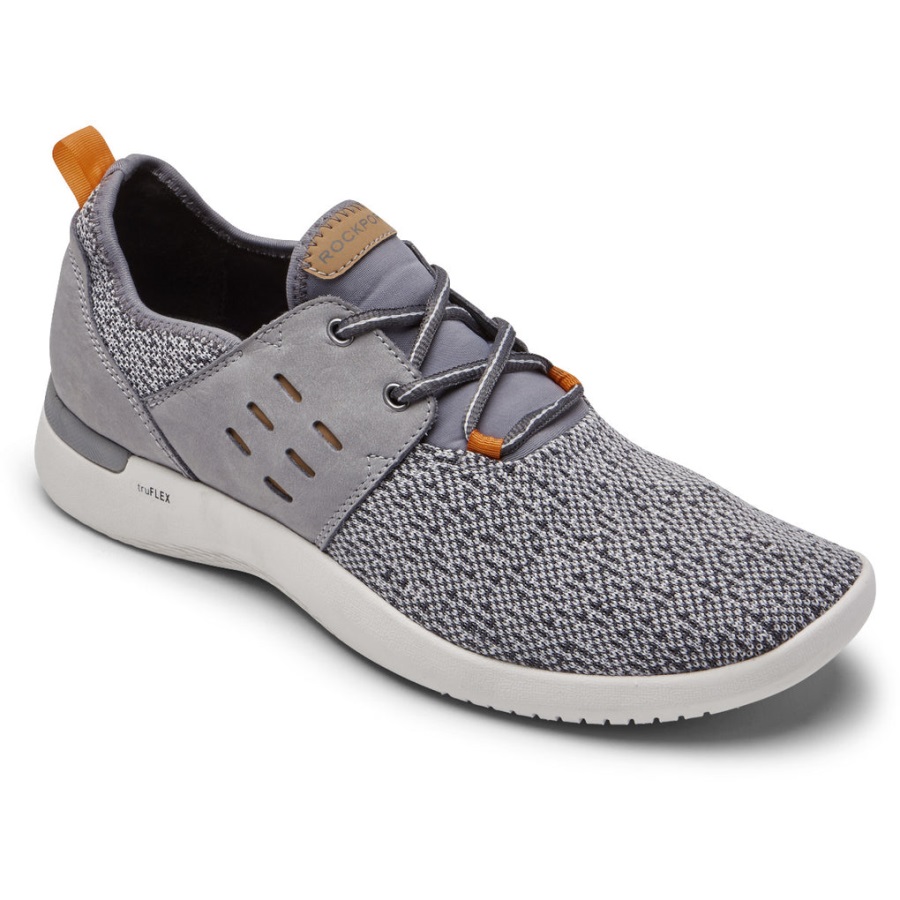 rockport_truflex_kravatli_erkek_spor_ayakkabi_gri.jpg Rockport Truflex Kravatlı Erkek Spor Ayakkabı Gri - Görsel 1